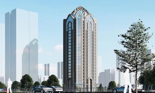 Diamond: визуализация жилого комплекса