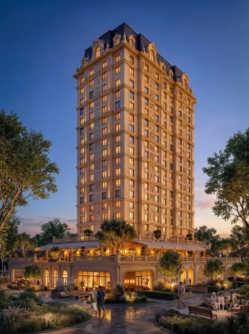 Bellagio Residences: визуализация жилого комплекса